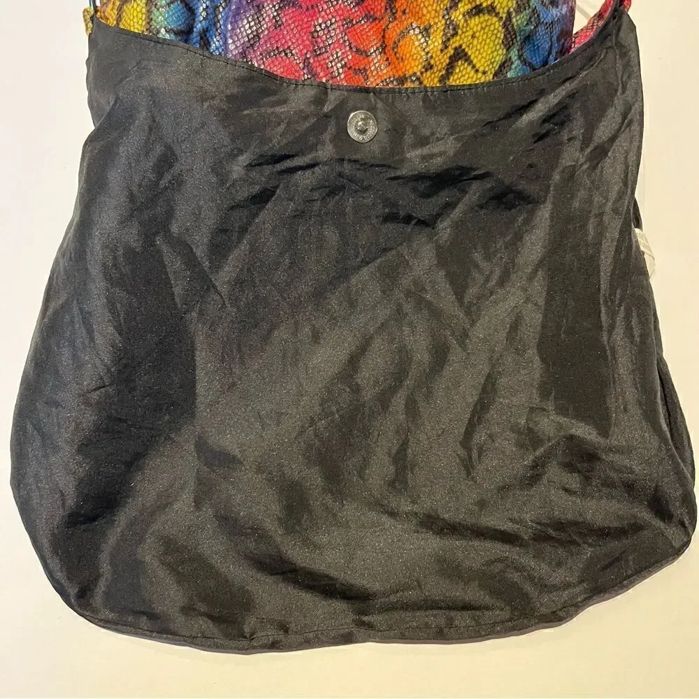 Hand Bag Boho Multi color Blue, red, yellow medium size.